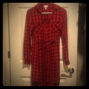 Long sleeve maternity dress